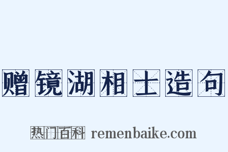 赠镜湖相士造句是什么意思的图片